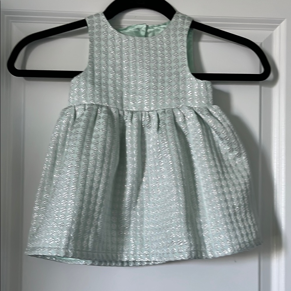 Cat & Jack Mint Green Textured Dress